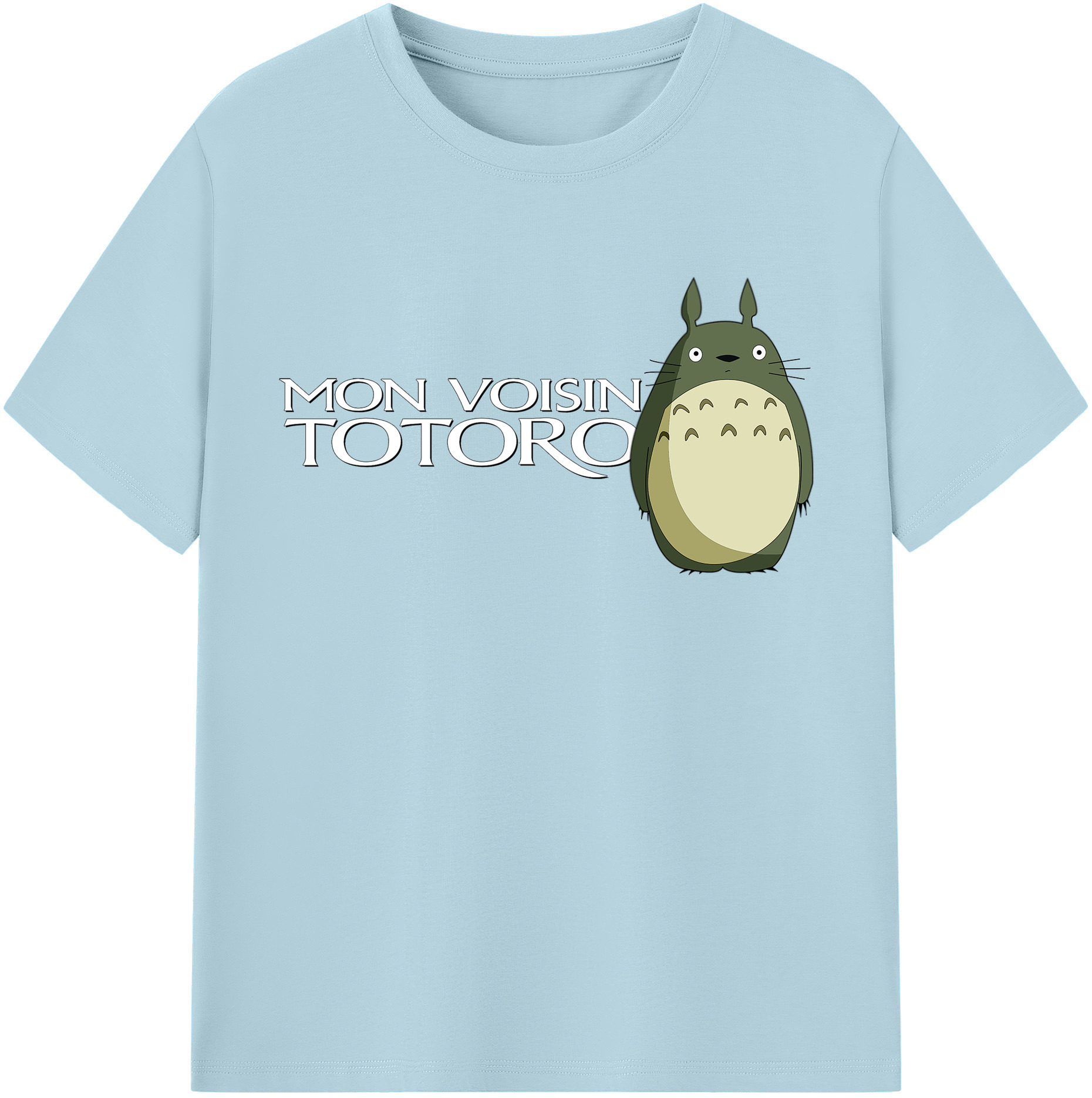（画像用） となりのトトロ 草壁メイ 草壁サツキ My Neighbor Totoro Satsuki Kusakabe Mei Kusakabe 綿100％半袖Tシャツ（フロントプリント）